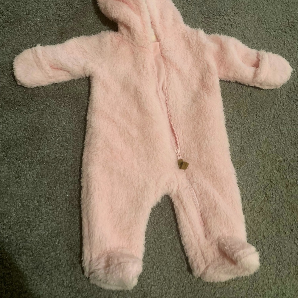Fleece full body suit for newborn baby
